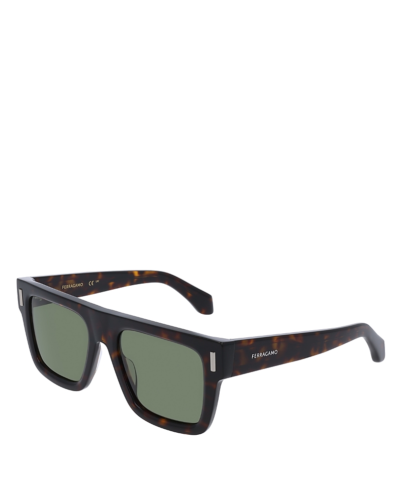 Ferragamo Renew Rivet Oversized Square Sunglasses, 53mm · OS