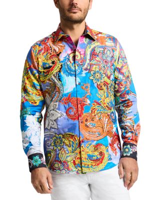 Robert Graham - Taborksy's Tale Printed Long Sleeve Button Front Shirt