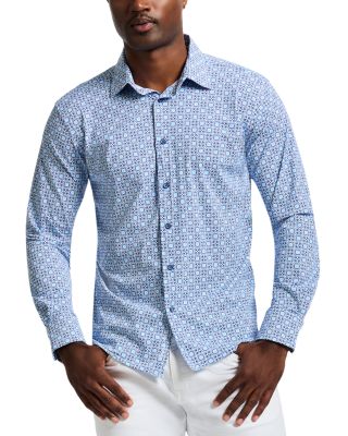 Robert Graham - Caspian Printed Long Sleeve Button Front Shirt