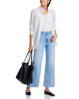 Anessa 31 High Rise Raw Hem Jeans