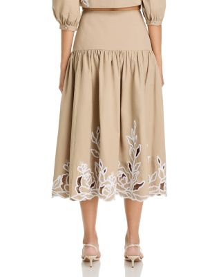 Trailing Peonies Tilda Skirt