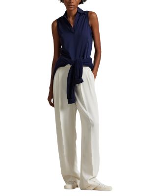 Tailored Fit Sleeveless Polo Shirt