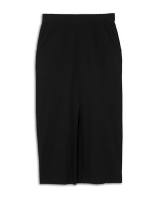 Washable Silk Crepe Maxi Straight Skirt