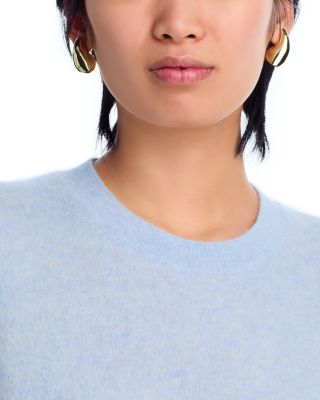 100% Cashmere Brushed Short Sleeve Sweater – Exclusive