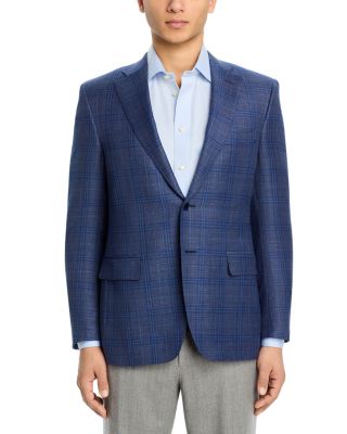 Siena Hopsack Plaid Regular Fit Sport Coat 