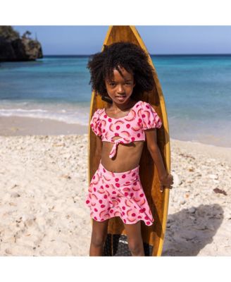  Girls' Berry Sweet Knot Front Bikini - Little Kid, Big Kid