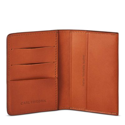 Swanfield Italian Vachetta Leather Bifold Wallet