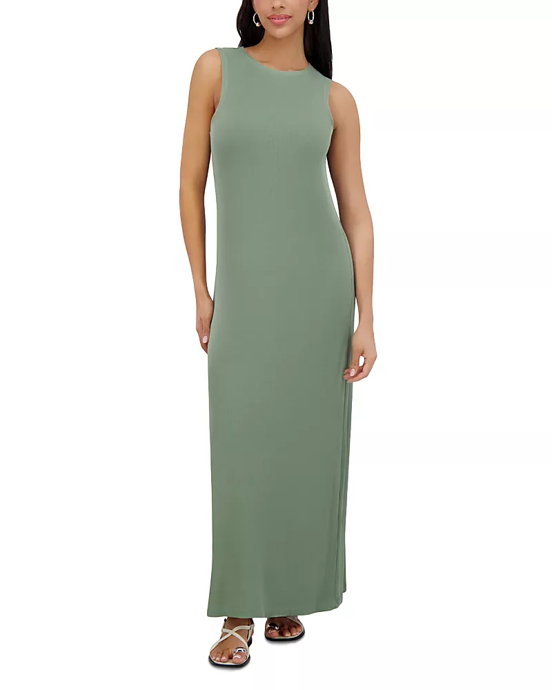 Point A Line Crewneck Dress