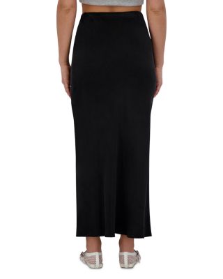 Brushed Straight Skirt