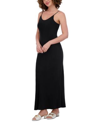 Brushed Straight Slip Dress	