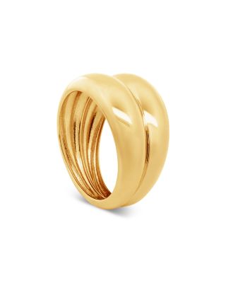 Double Dome Ring in 14K Yellow Gold