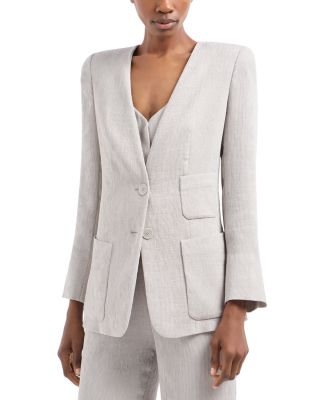 Emporio Armani - Collarless Blazer