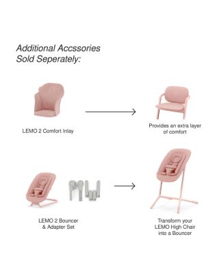 LEMO 3-in-1 High Chair + Training Tower 