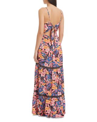 Tie Back Maxi Dress Swim Cover-Up