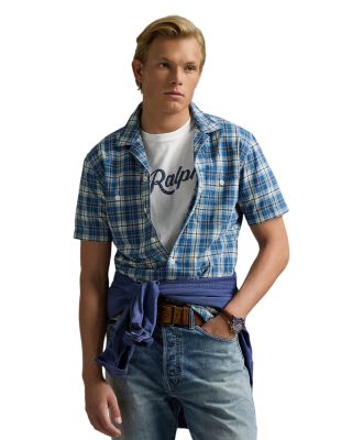 Polo Ralph Lauren - Classic Fit Indigo Plaid Camp Shirt