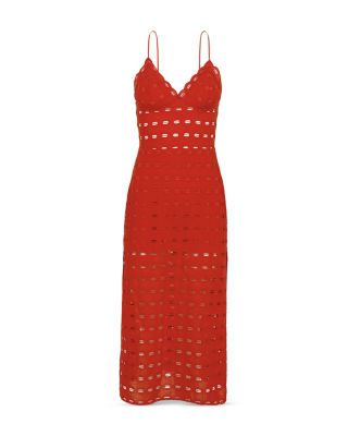 Raya Eyelet Cover-Up Dress