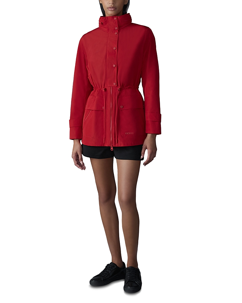 Mackage Keryn Mid-length Rain Jacket In Lava