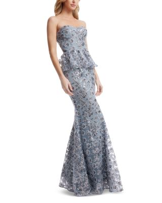 Scarlett Embellished Peplum Gown