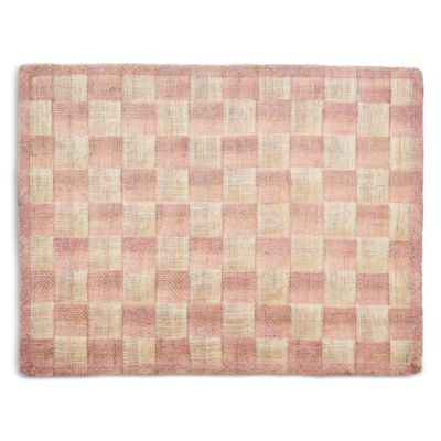 Pink Sinamay Placemats, Set of 4