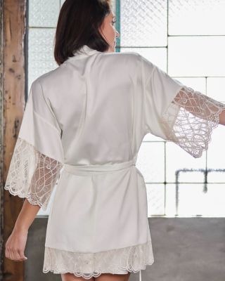 Gabby Satin Kimono Robe