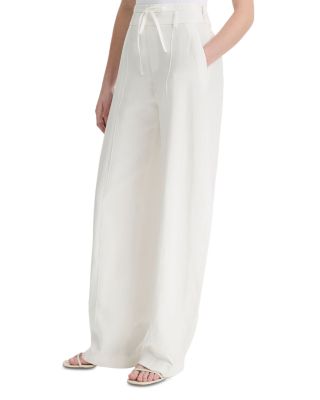 Mid Rise Double Waistband Trousers