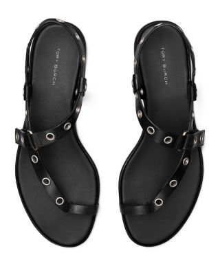 Women's Eyelet Thong Sandals