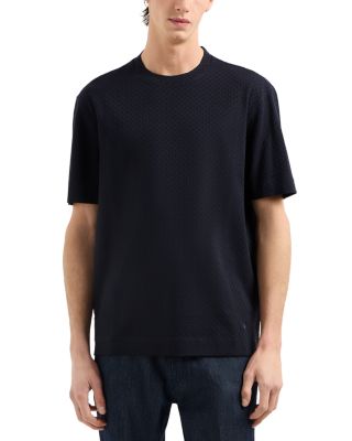 Emporio Armani - Jacquard Basketweave Tee