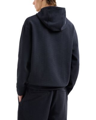 Jacquard Logo Hooded Sweatshirt