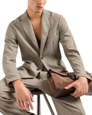 Regular Fit Detachable Hooded Inner Bib Blazer