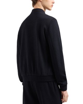 Regular Fit Jacquard Bomber Jacket