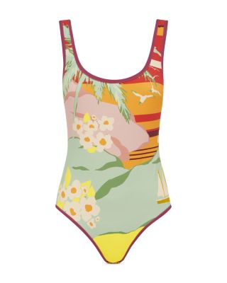 Palm Island One Piece Swimsuit
