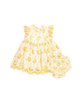 Pink Chicken - Girls' Cynthia Eyelet Dress Set - Baby