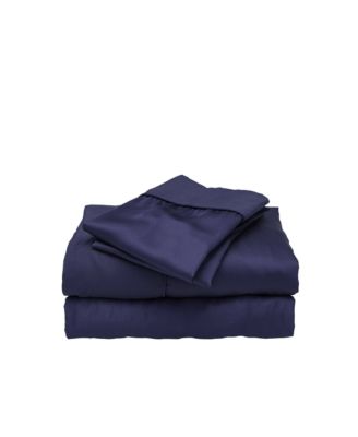 ettitude - CleanBamboo Signature Sateen Sheet Set, Twin