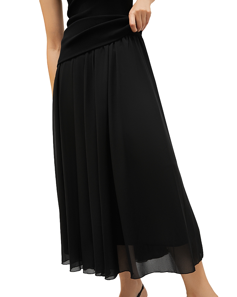 Marella Folco Maxi Skirt In Black