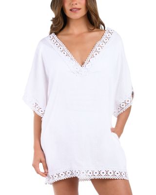 Lakeside V Neck Tunic Swim Cover-Up