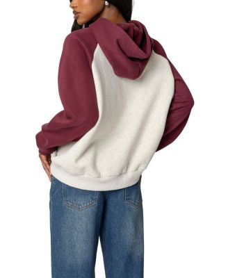 Raglan Bow Oversized Hoodie