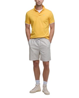 Relaxed Fit Linen Blend Shorts 