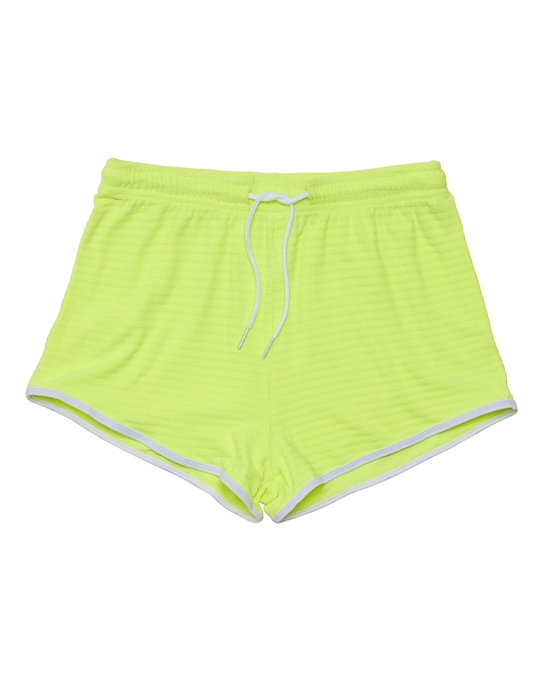 Snapper Rock Citron Zest Swim Shorts - Big Kid In Yellow