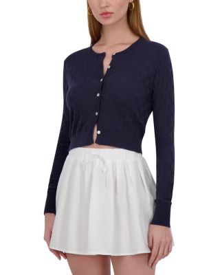 Checker Knit Cardigan 