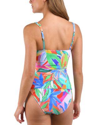 Tropi Flage Shirred Band Hipster Bottom