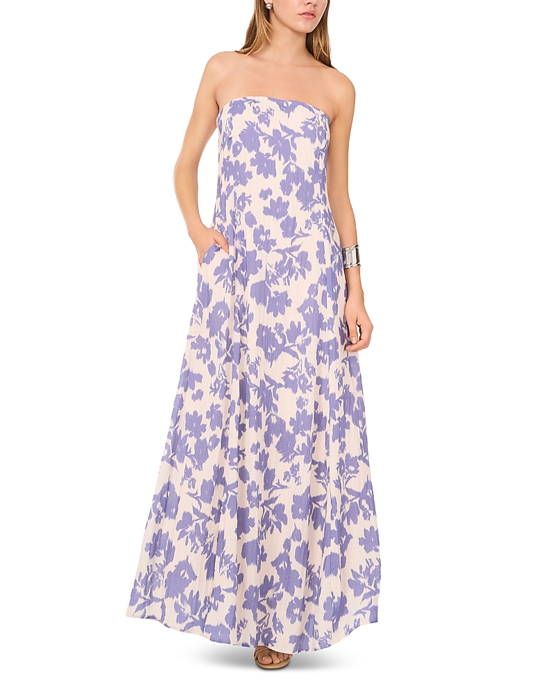 1.state Strapless Smock Back Maxi Dress