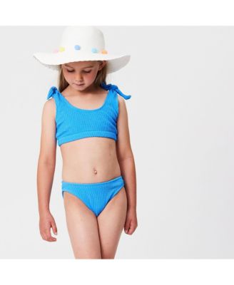  Unisex Marine Blue Crop Bikini