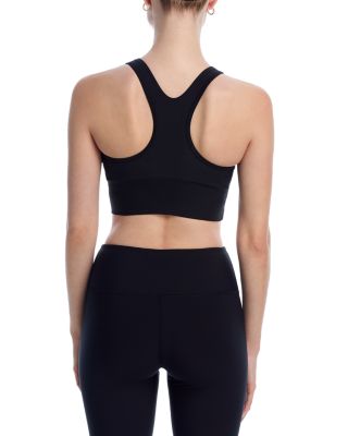 Shirred Racerback Sports Bra - Exclusive