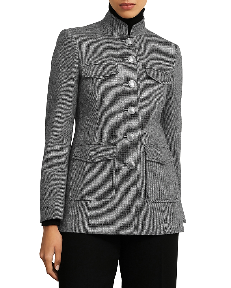 Hobbs London Hetty Coat In Black White