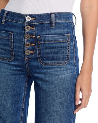 Cindy High Rise Wide Leg Jeans in Medium Wash
