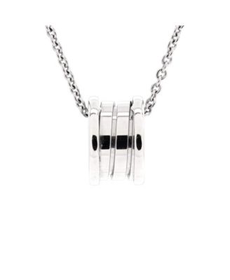 Pre-Owned Bvlgari B. Zero1 Pendant Necklace 18K White Gold
