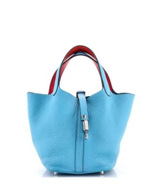 Pre-Owned HERMÈS - PM Eclat Picotin Lock Bag Clemence with Swift