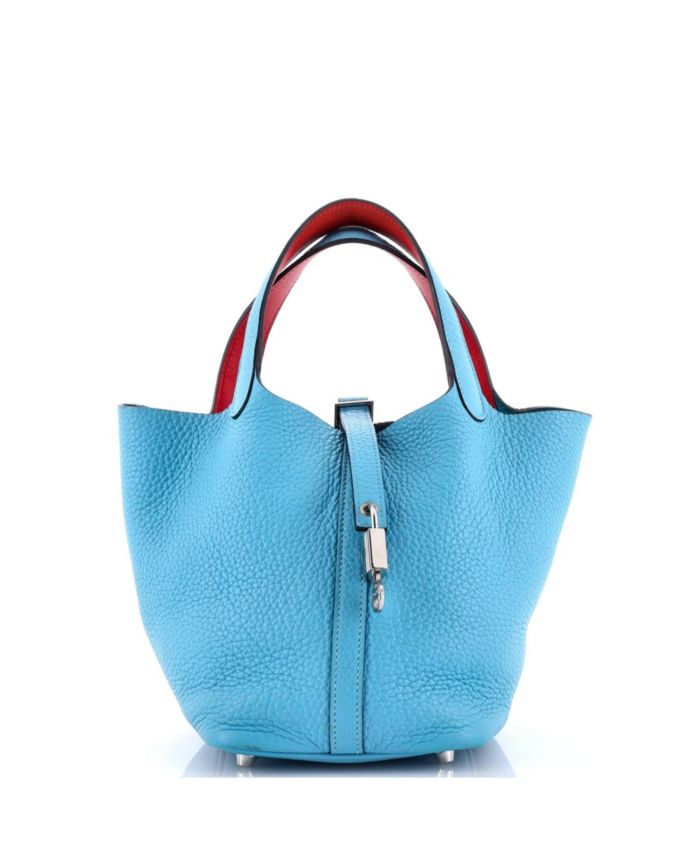 PM Eclat Picotin Lock Bag Clemence with Swift