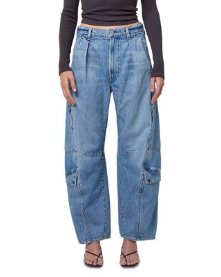 Flight High Rise Barrel Jeans in Zenith