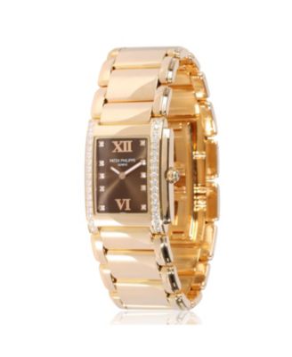 Pre-Owned Patek Philippe Rose Gold Twenty-4 4910/11R-010 27.50